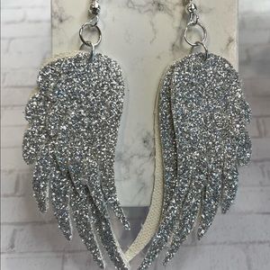 Angel wing earrings